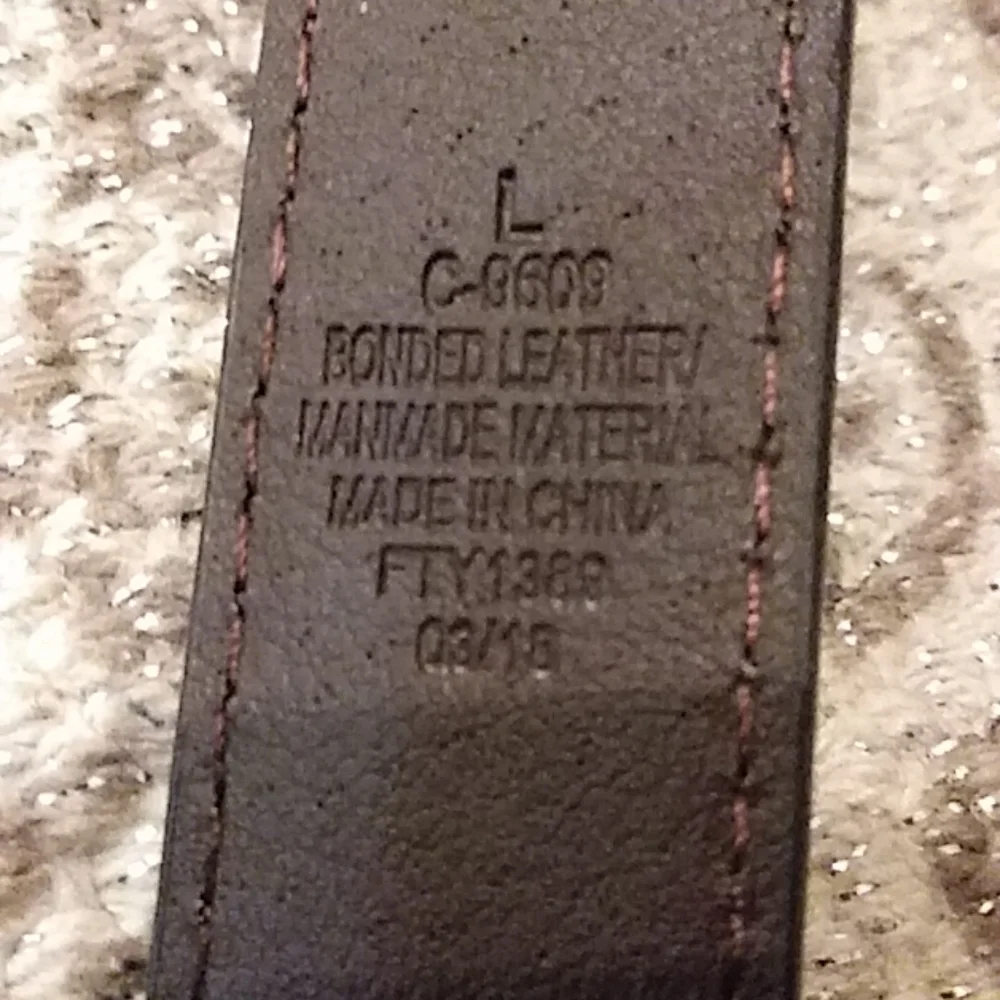 Beverly Hills Polo Club Brown Leather Belt - Picture 7 of 7